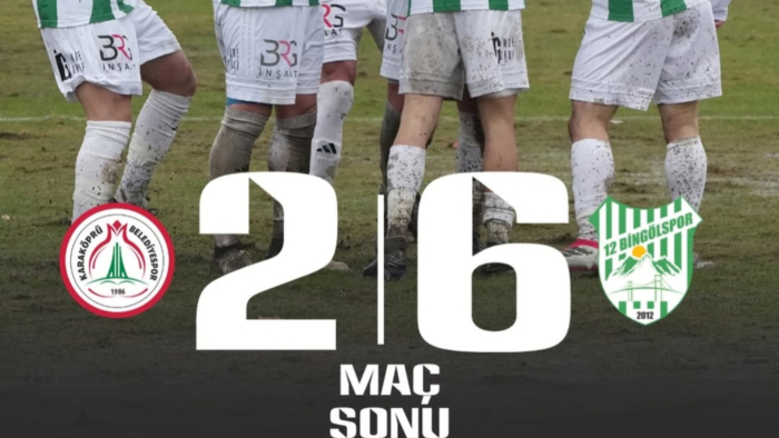 Lider Bingölspor'dan Bir Düzine Gol:2-6!