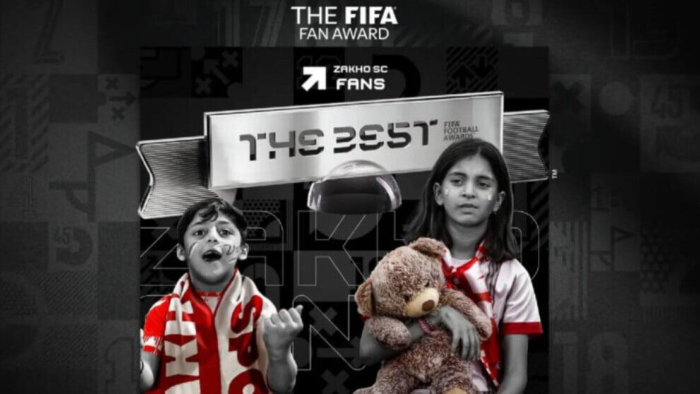 FIFA’dan Zaxo taraftarına en iyi taraftar ödülü